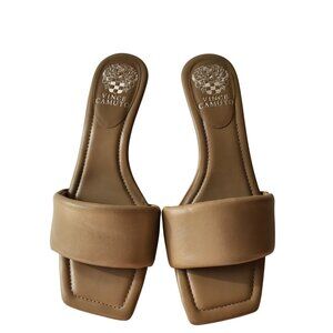 Vince Camuto Vernani Leather Upper Heeled Sandals Size 8M